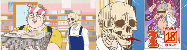 Anime | 書店裡的骷髏店員本田【現實職場+輕鬆搞笑】| 動漫心得 |日本完結動漫 | 職場番 |劇情介紹、人物介紹 | ガイコツ書店員 本田さん| Skull-face Bookseller Honda-san - 蒼野之鷹