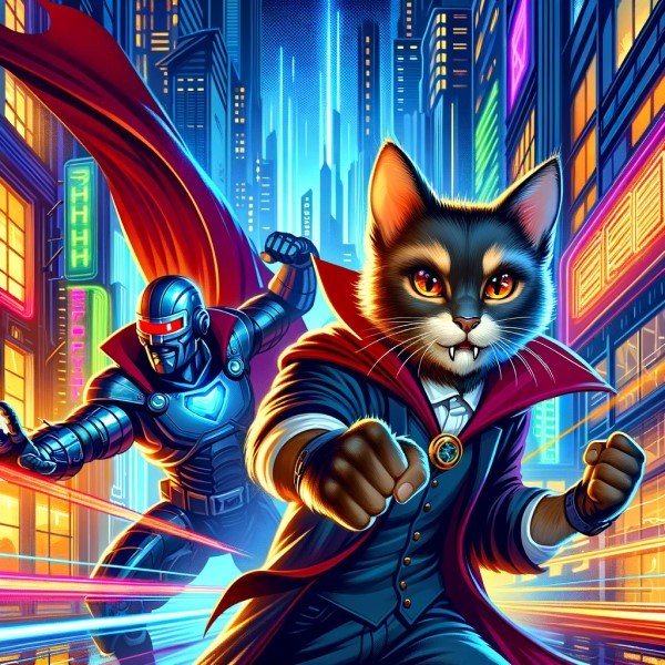 虛擬故事集：《夜行英雄》：吸血鬼猫的城市守護傳說 - 蒼野之鷹