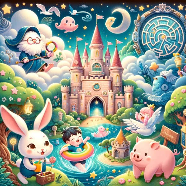 【原創童話故事】《白兔夢夢：我的紅蘿蔔被偷吃了》- 粉紅小豬、挑食小男孩和魔法樹的冒險 - 蒼野之鷹