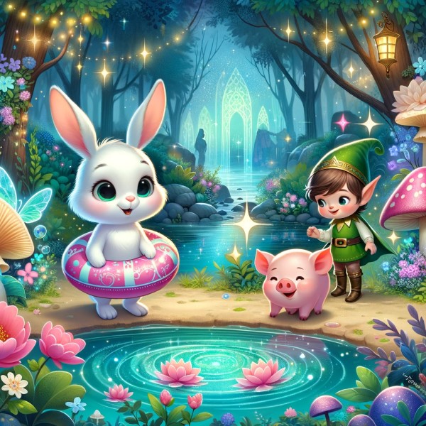 【短篇童話故事】《白兔夢夢：與精靈王子的友誼之旅》解開過去之謎、與神秘水晶球的奇妙冒險 - ■短篇童話故事-白兔夢夢 - 蒼野之鷹